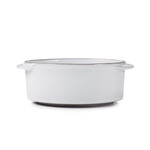 Set de 4 caractere cocotte 25cl sans couv. blanc cumulus